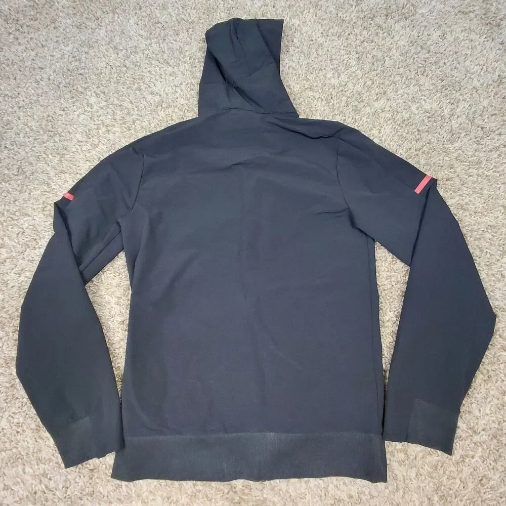 Adidas Louisville Cardinals Performance Jacket Mens Small Black Full Zip Hooded